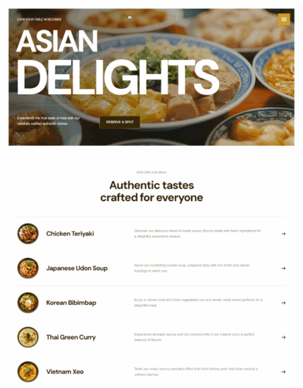 Asian Restaurant