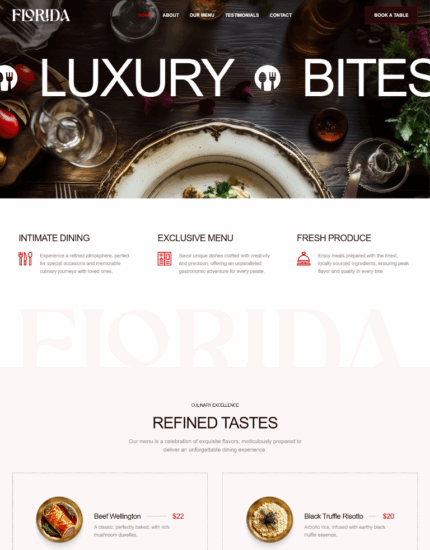Fine Dining Restaurant