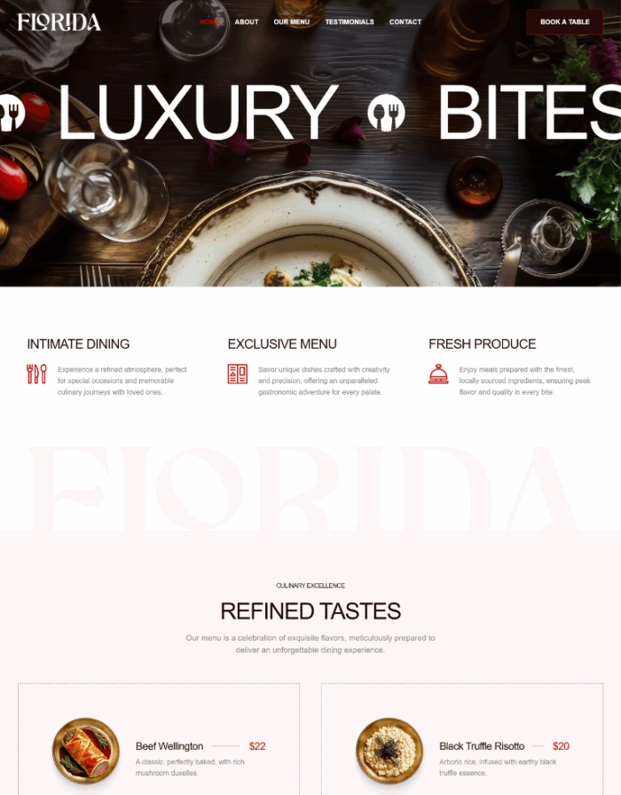 Fine Dining Restaurant - Image 1